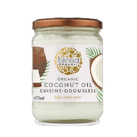 Biona Organic Mild Coconut Oil Jar 470ml