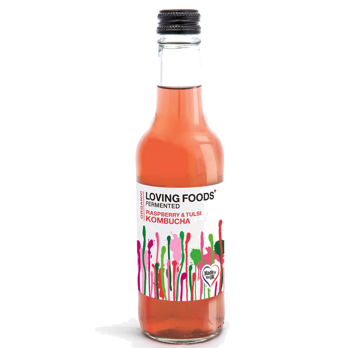 Organic Raspberry & Tulsi Kombucha