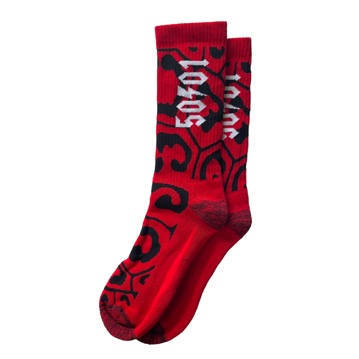 50to01 Red Turtle Socks