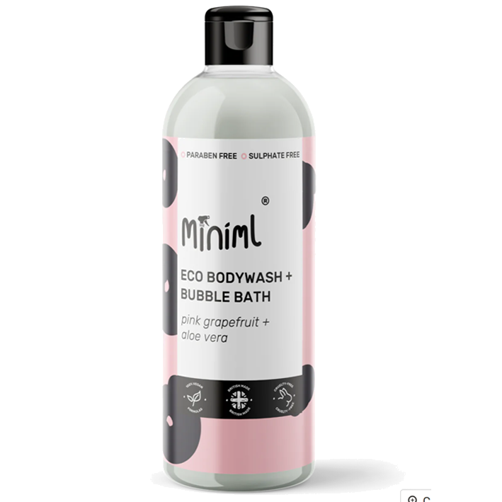 MINIML Bodywash & Bubblebath - Pink Grapefruit & Aloe Vera