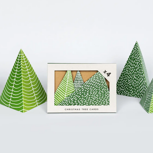 'Create a Tree' Christmas Cards - 4 Pack