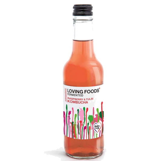 Organic Raspberry & Tulsi Kombucha