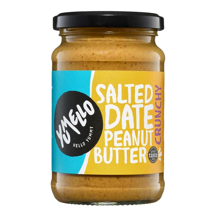 Yumello Salted Date Crunchy Peanut Butter Jar