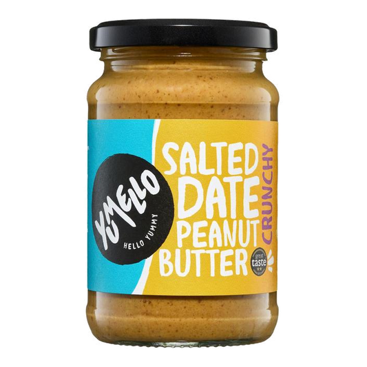 Yumello Salted Date Crunchy Peanut Butter Jar