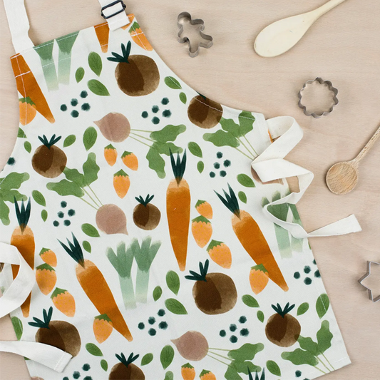 Kid's Veggie Print Apron