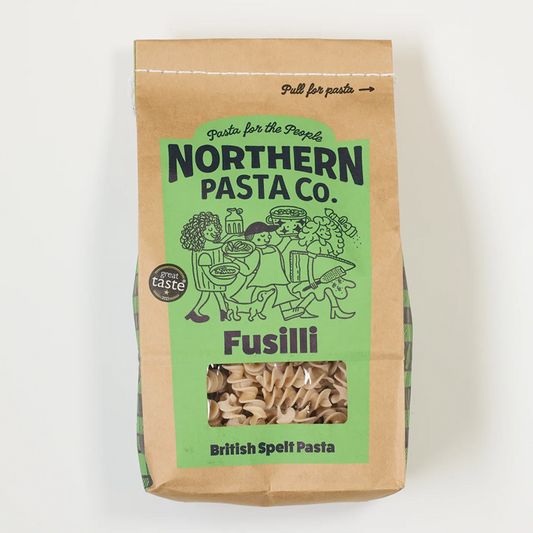 British Spelt Fusilli Northern Pasta