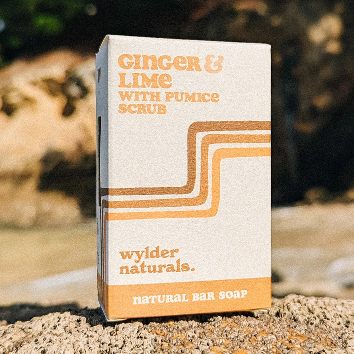 Ginger & Lime with Pumice Scrub Natural Bar Soap