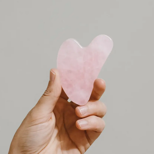 Rose Quartz Gua Sha Face Massage Tool