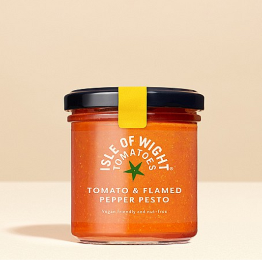 Isle of Wight Tomatoes & Flamed Pepper Pesto