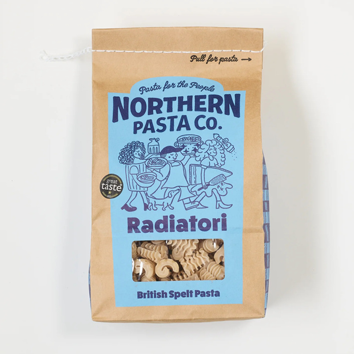 British Spelt Radiatori Northern Pasta