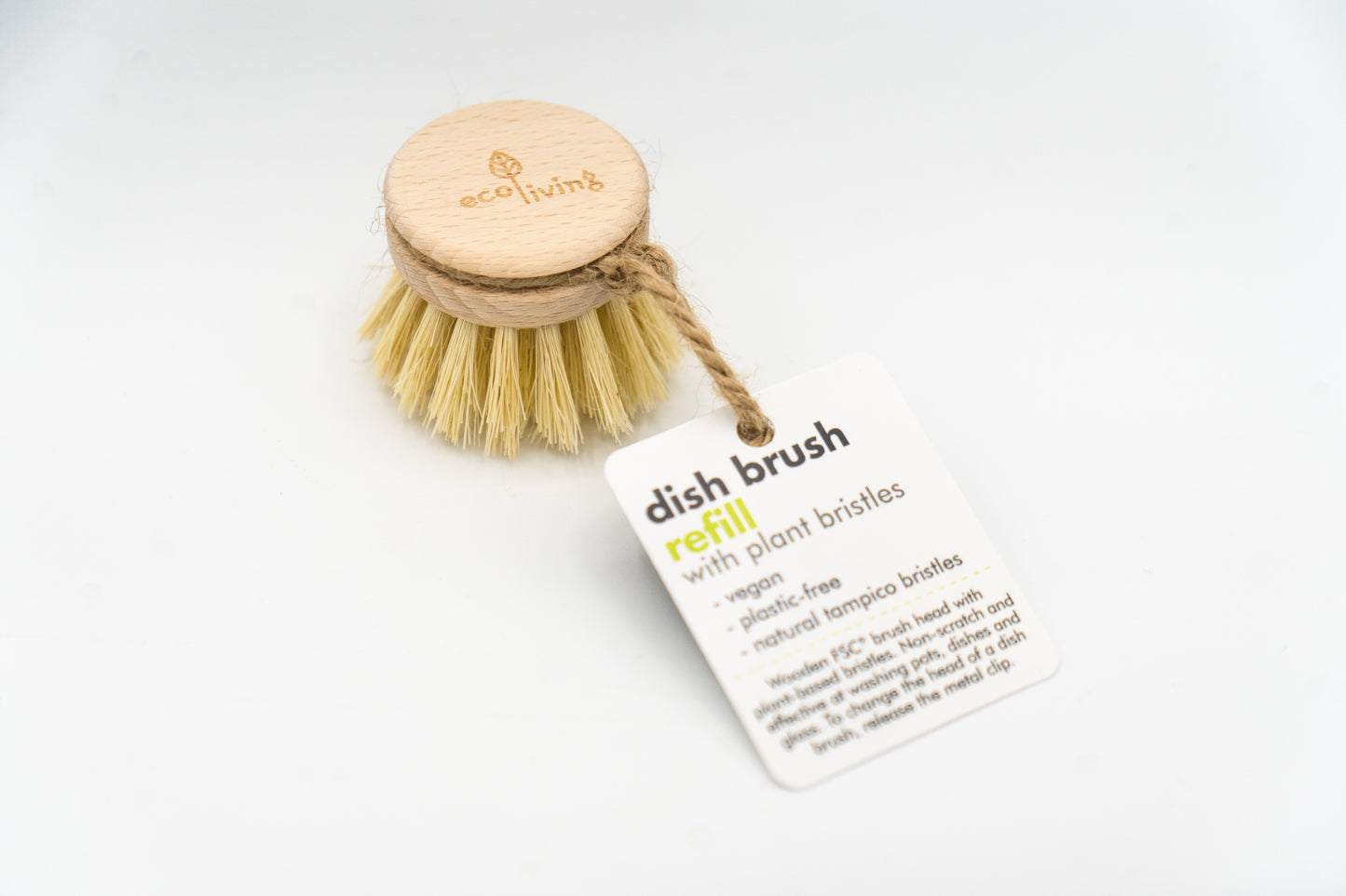 replaceable compostable biodegradable exchangeable dishbrush head plant bristles eco-friendly shop bollington macclesfield